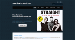 Desktop Screenshot of drewfornarola.com