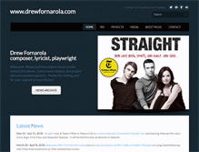 Tablet Screenshot of drewfornarola.com